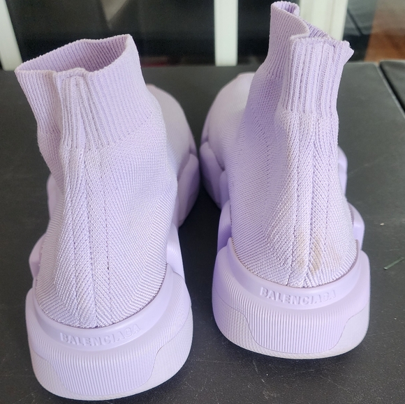 Balenciaga Speed 2.0LT Sock Sneakers in Lavender - Picture 4 of 7